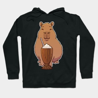 Capybara Chocolate Milkshake Hoodie